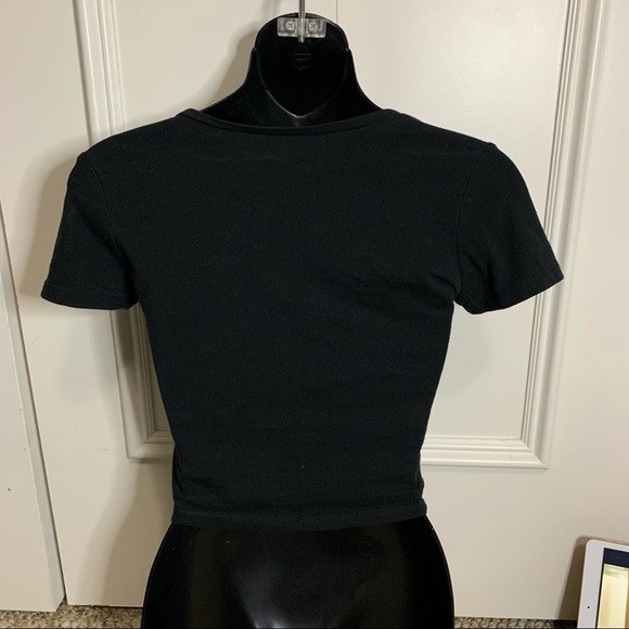 Wild Fable Black (2) Crop Tops Size XS Preloved - Picture 3 of 5
